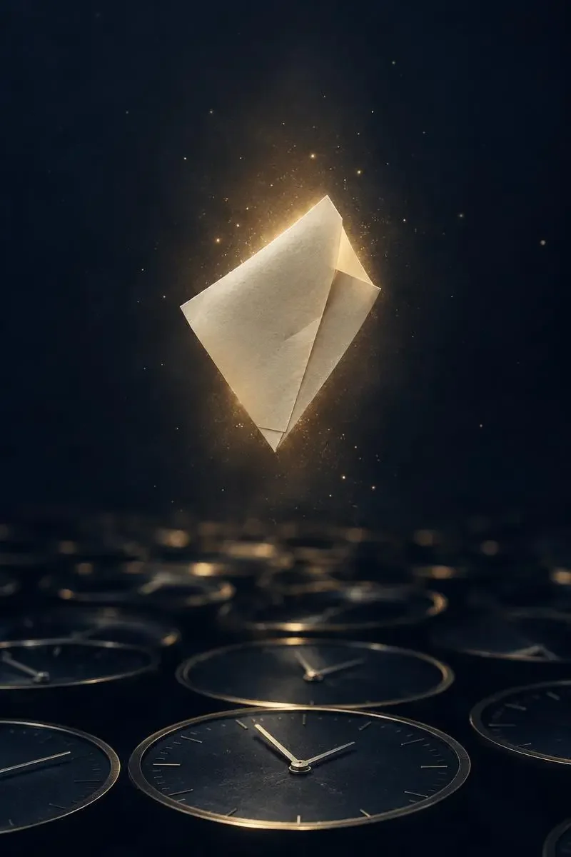《第二十四时区的信》封面剧照，时间穿行题材，每天多出的那半小时，只够写完一封信